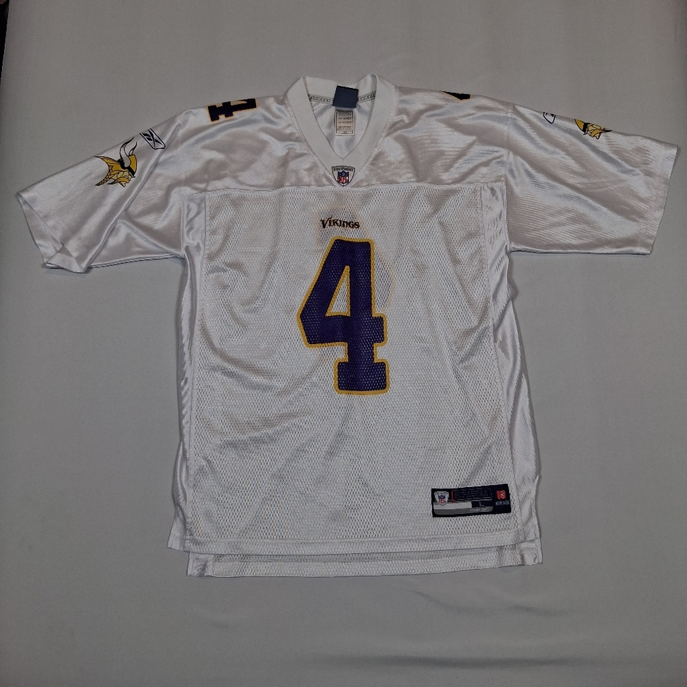 Reebok NFL Equipment Minnesota Vikings Brett Favre Jersey Mens Lg Style# 7009A08